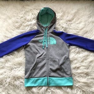 North Face‎ 1/2 Dome Colorblock Full Zip Hoodie